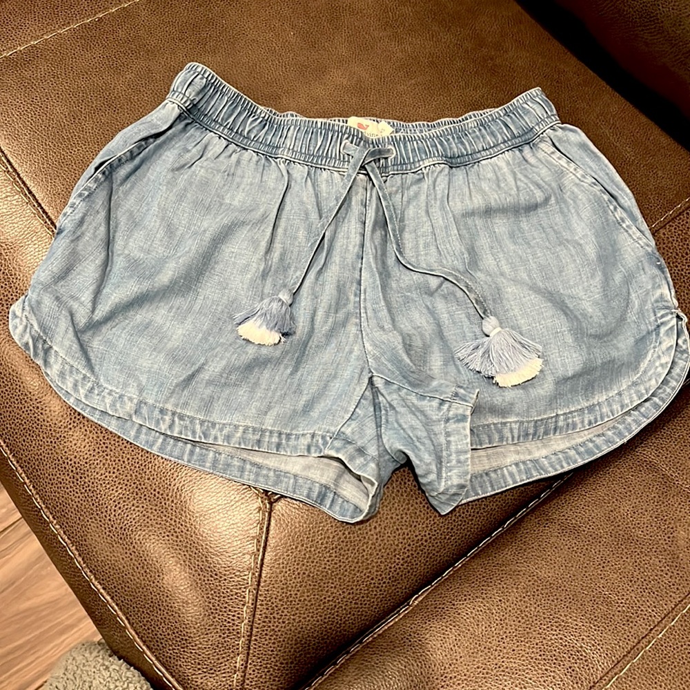 vineyard vines Chambray Tassel Shorts